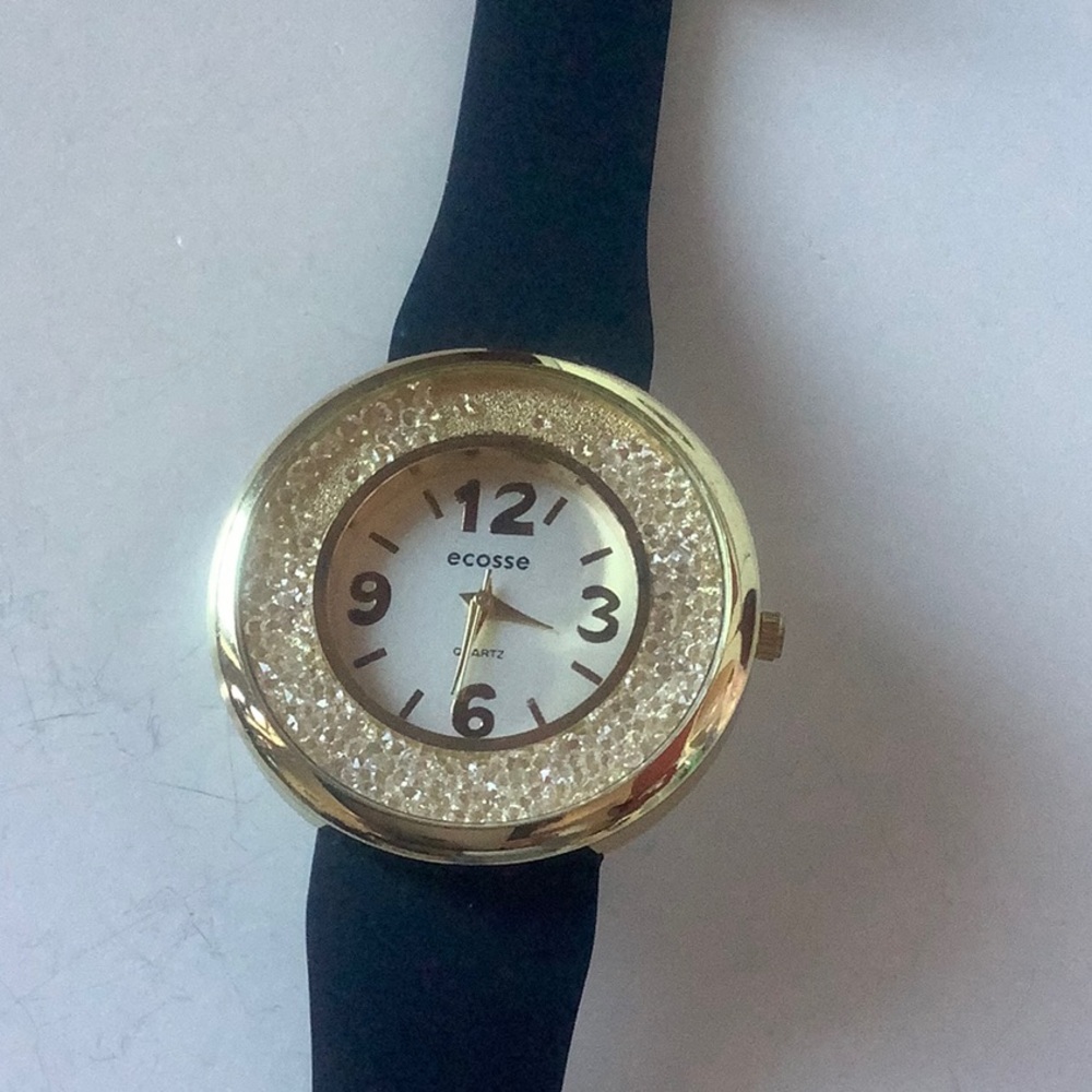 Gold and Black Women's Watch